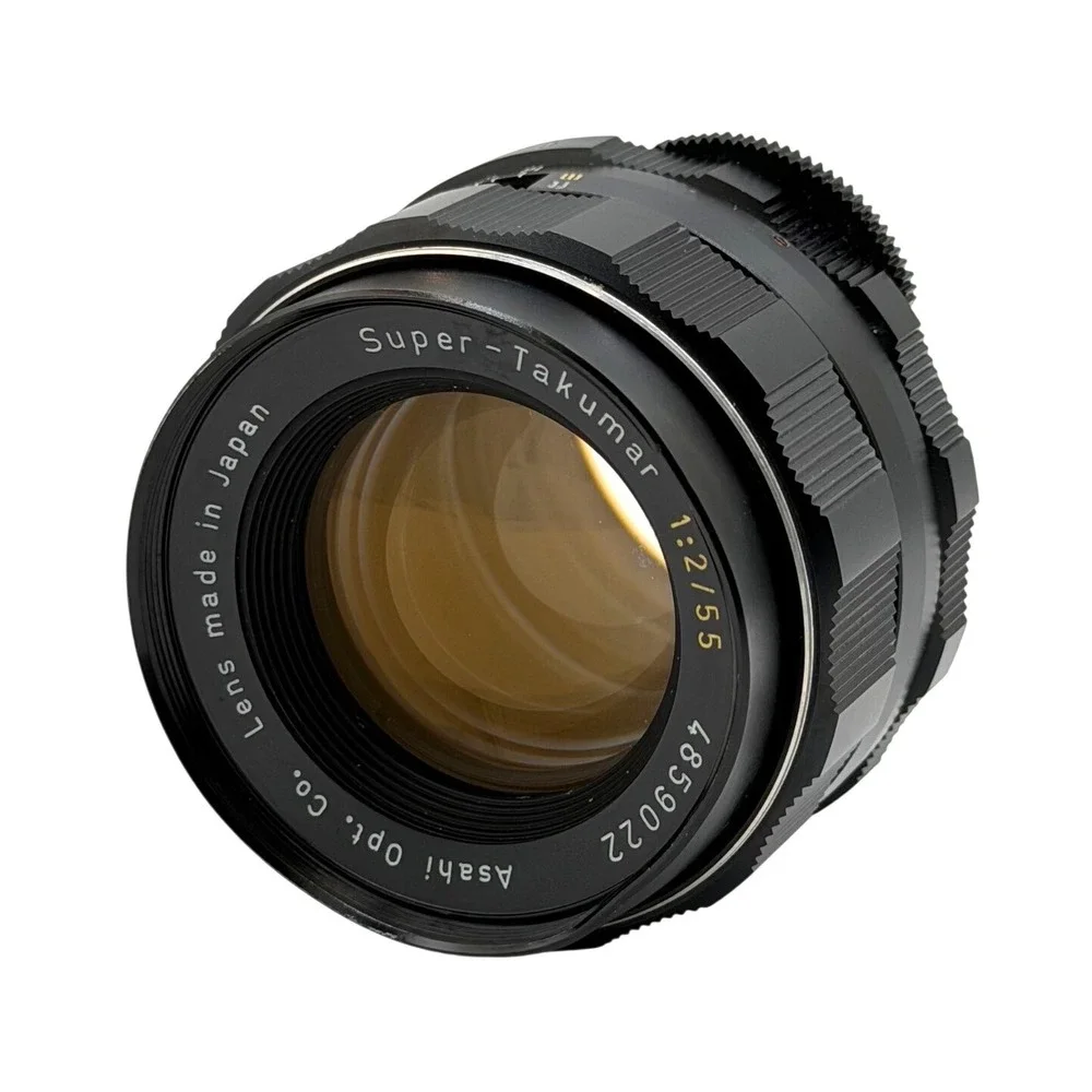 Asahi Pentax Super-Takumar 55mm f/2 M42 Screw Mount Prime Lens Japan 4859022
